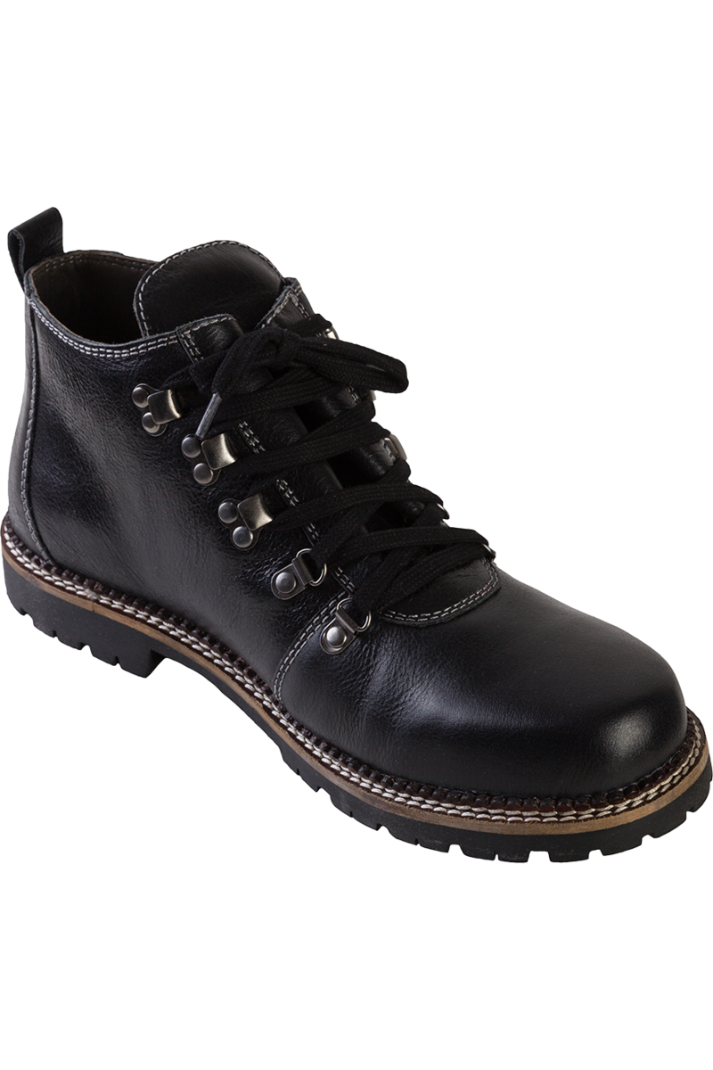 Herren Trachten-Schnrstiefel schwarz Bild 2