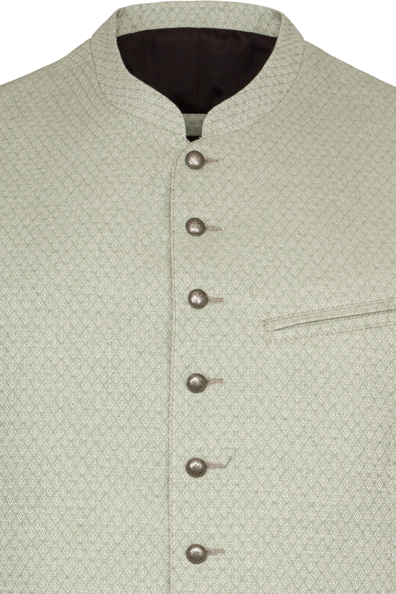 Herren Trachtenweste Slim-Fit oliv Bild 2