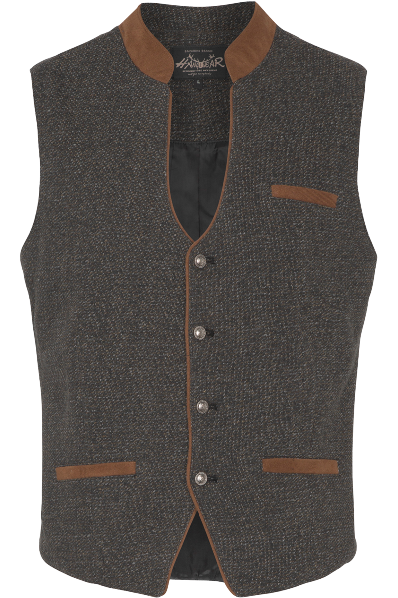 Herren Weste Alpiner Lifestyle anthrazit