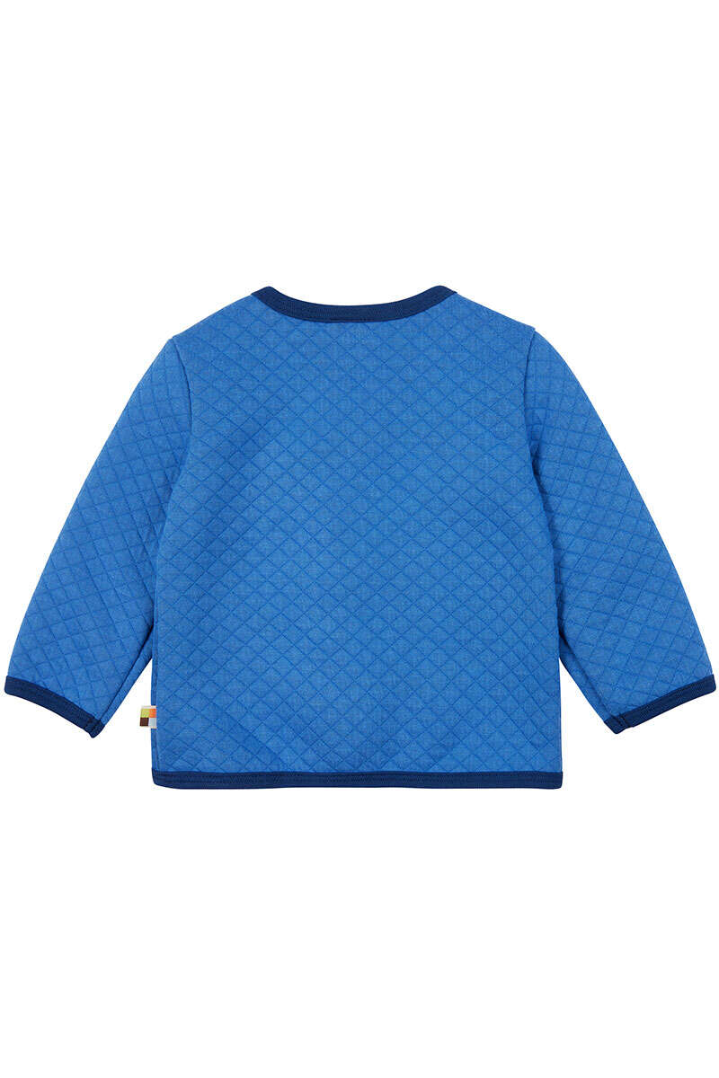 Jacke Rautenmuster Baby und Kleinkind indigoblau Bild 2