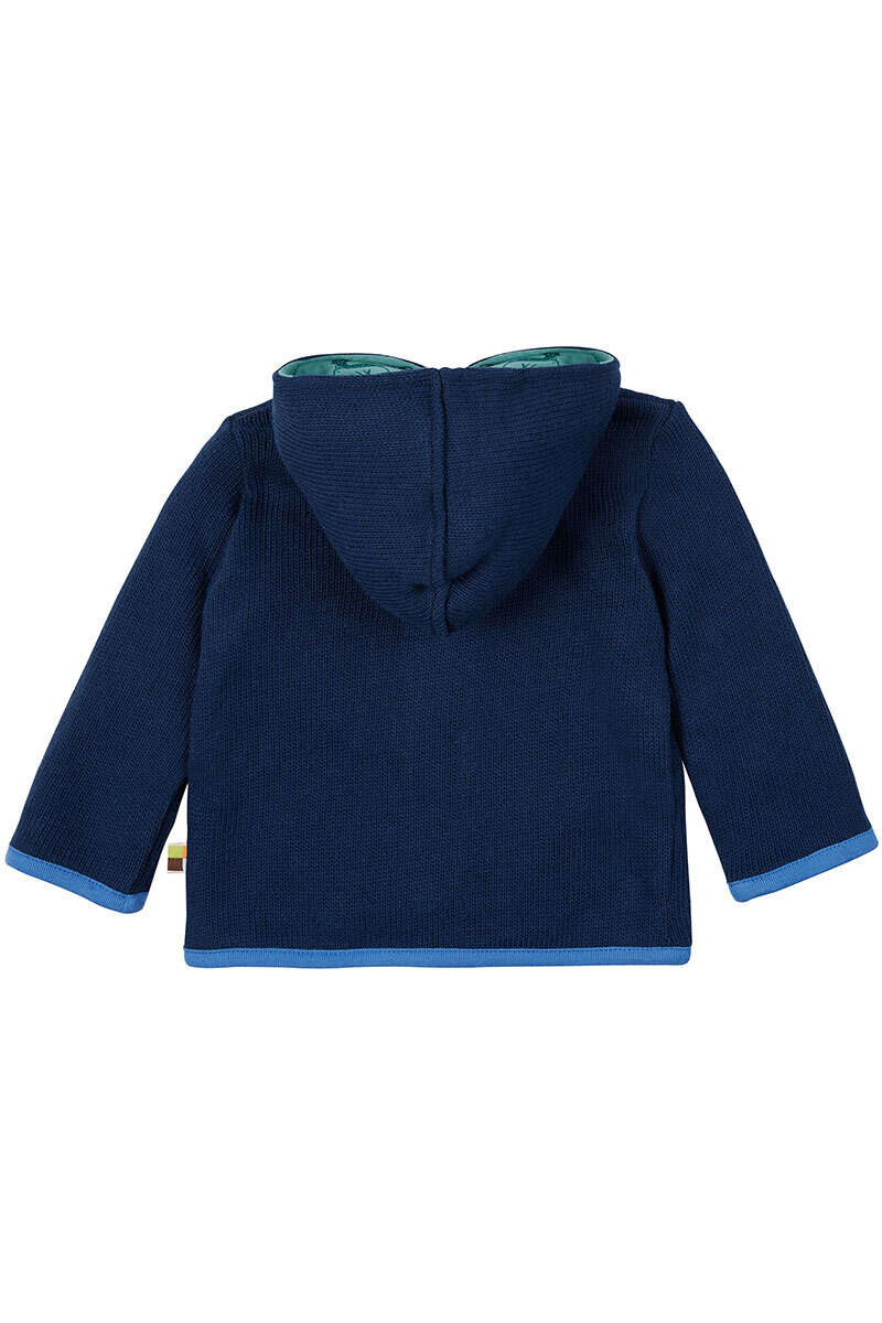 Wendejacke mit Kapuze Waldtiere Baby und Kleinkind marineblau grn Bild 2