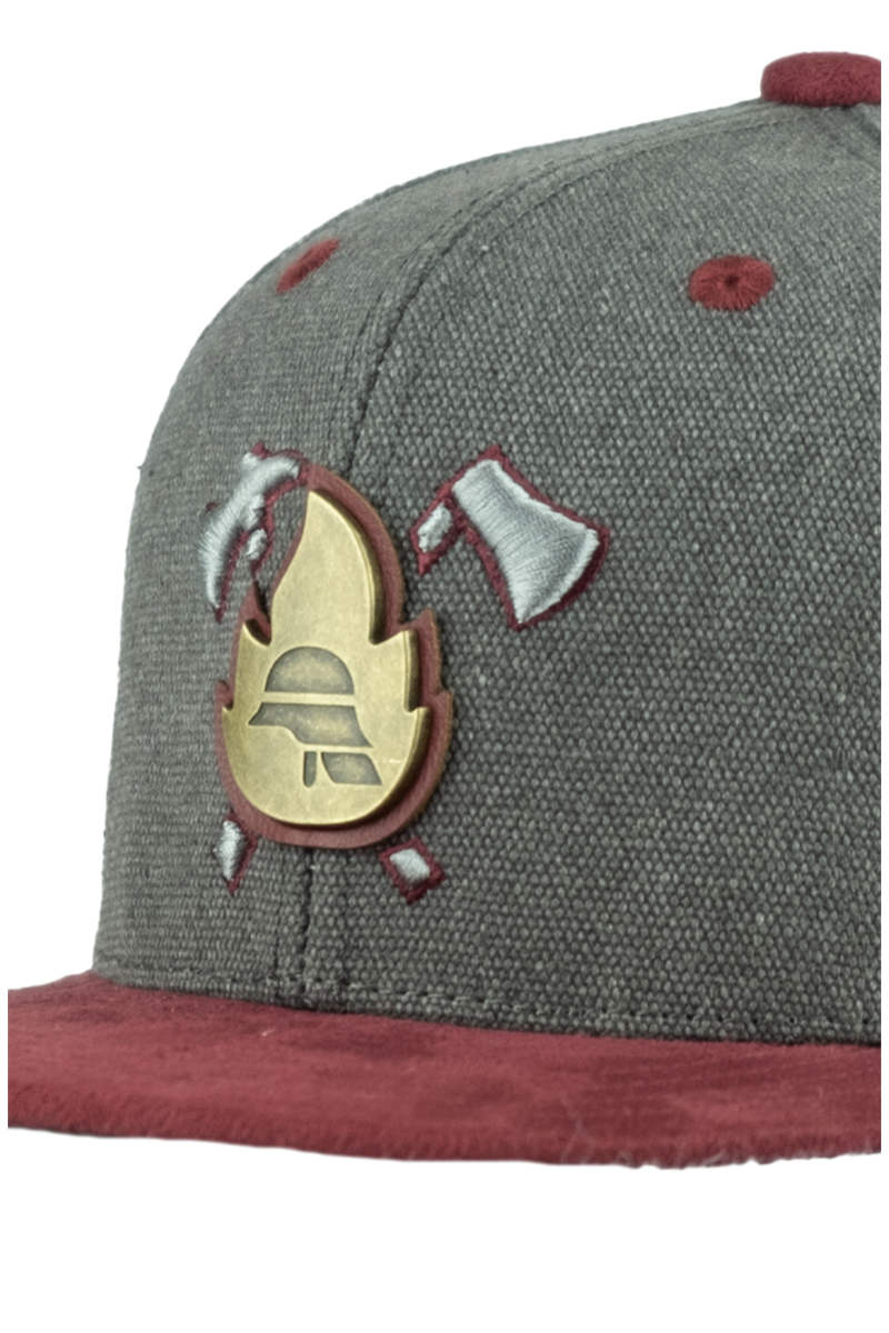 Kinder Cap Feuerwehr Snapback dunkelgrau Bild 2