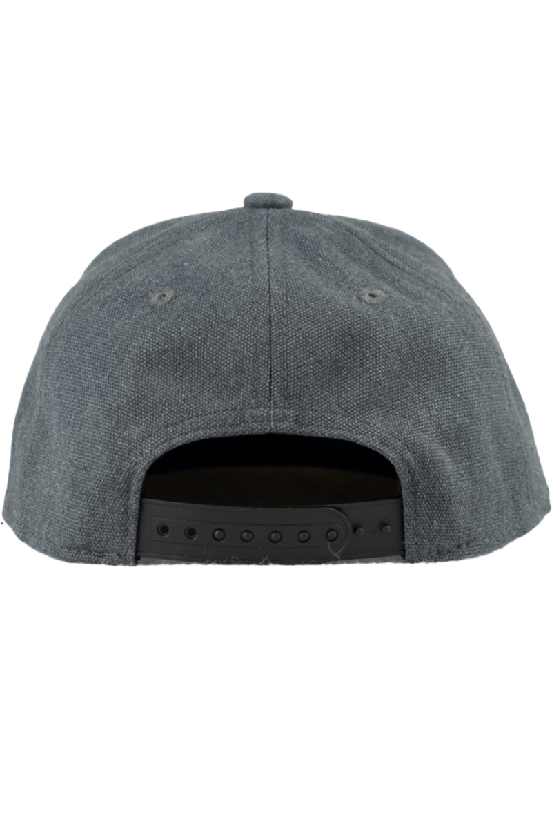 Kinder Cap mit Waschbr-Design und Canvas-Look dunkelgrau Bild 2