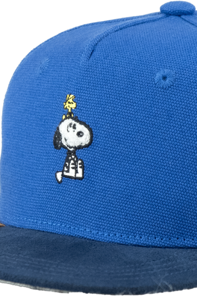 Kinder Cap mit Stickerei 'Peanuts Snoopy & Woodstock' dunkelblau Bild 2