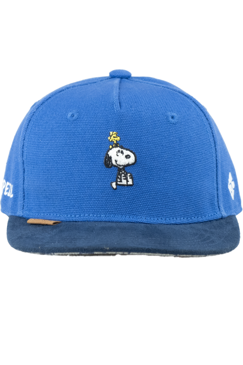 Kinder Cap mit Stickerei 'Peanuts Snoopy & Woodstock' dunkelblau Bild 2