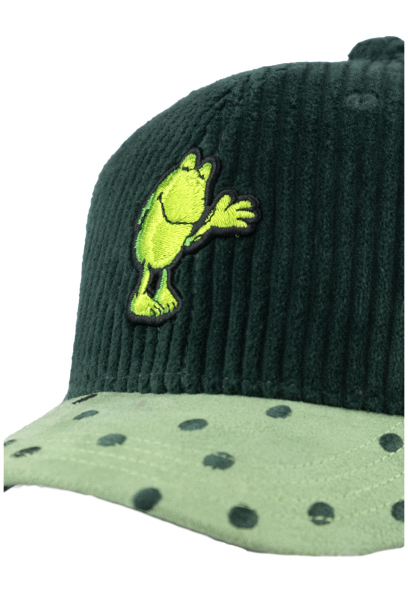 Kinder Cordcap Gnther Kastenfrosch Snapback dunkelgrn Bild 2