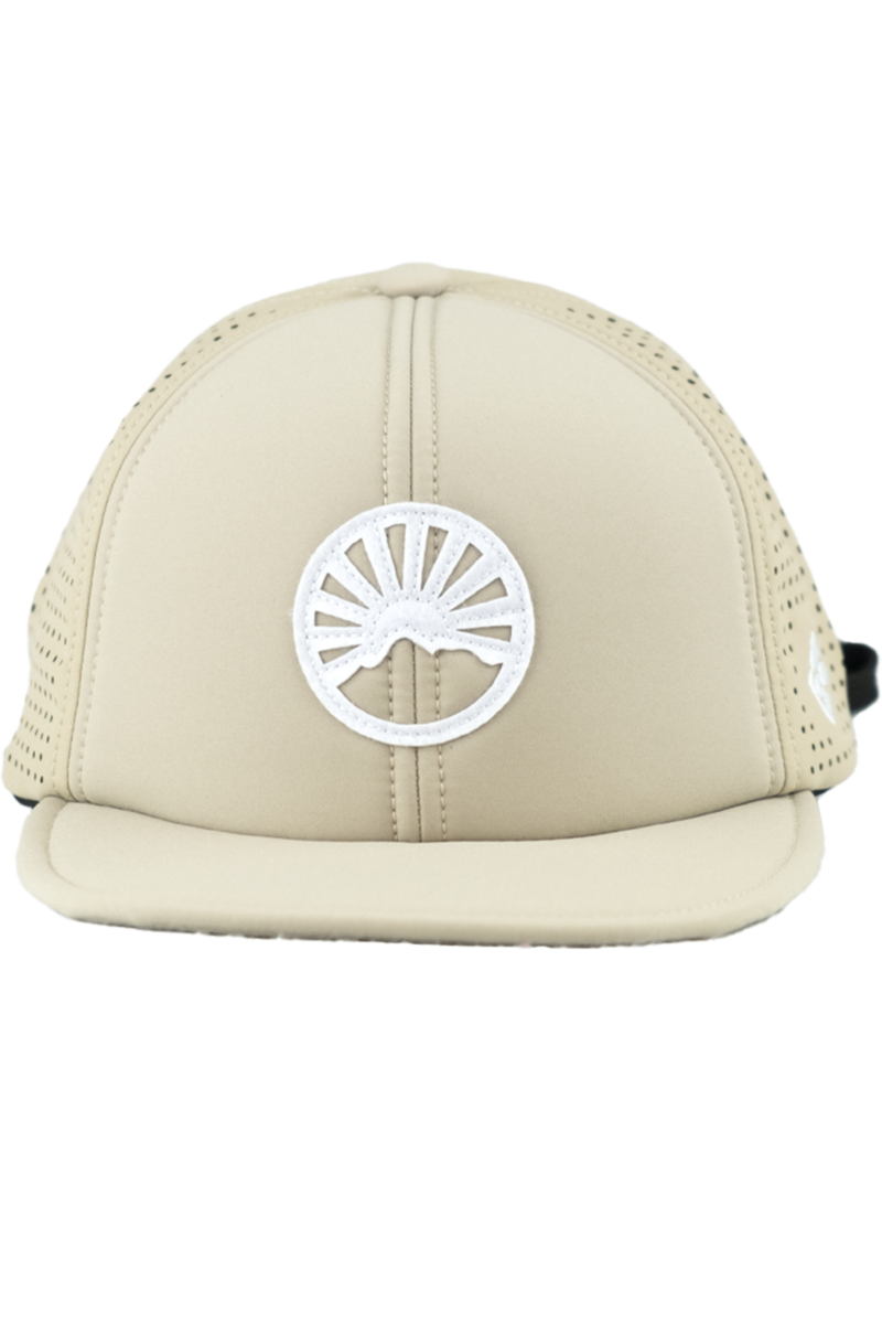 Kinder Cap faltbar mit Klettverschluss sand Bild 2