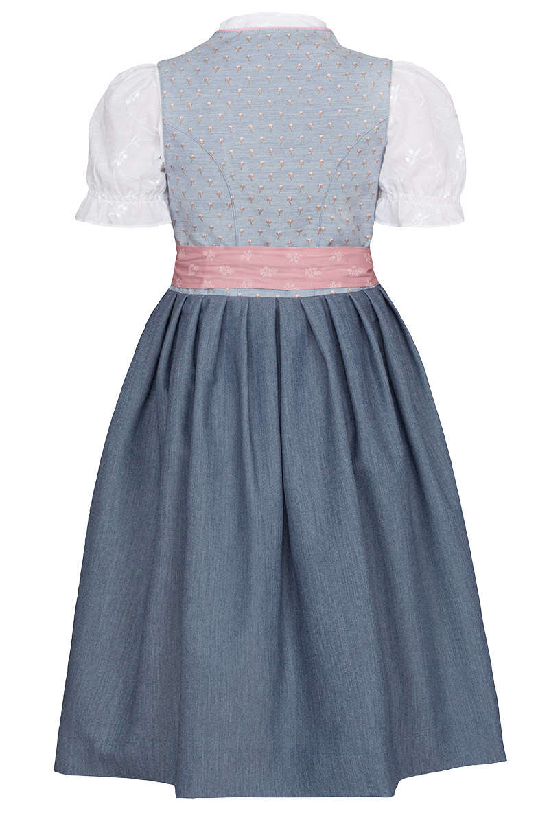 Kinder Dirndl marine rosa Bild 2