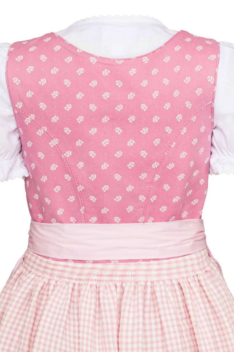 Kinder Dirndl mit Bluse rosa Bild 2