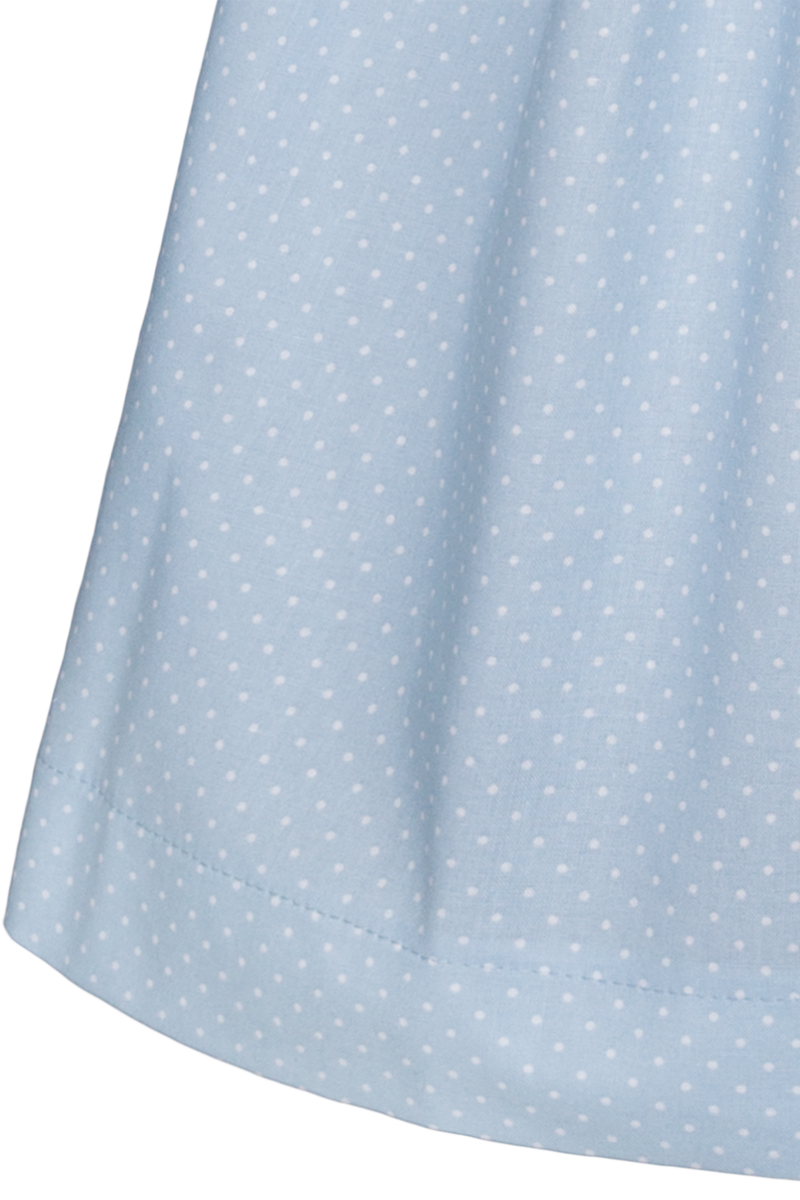 Kinderdirndl mit Blumenmuster und Bluse blau Bild 2