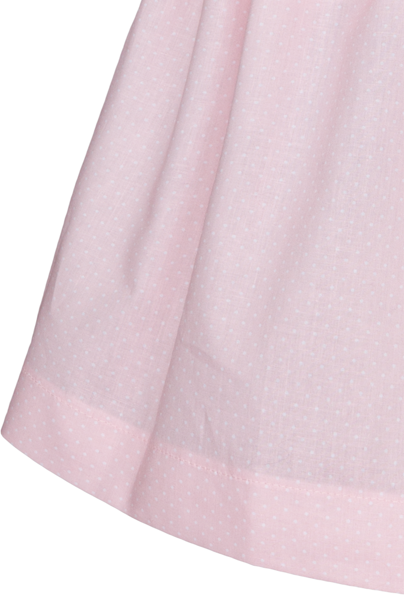 Kinderdirndl mit Bluse und Blumenmuster rosa Bild 2