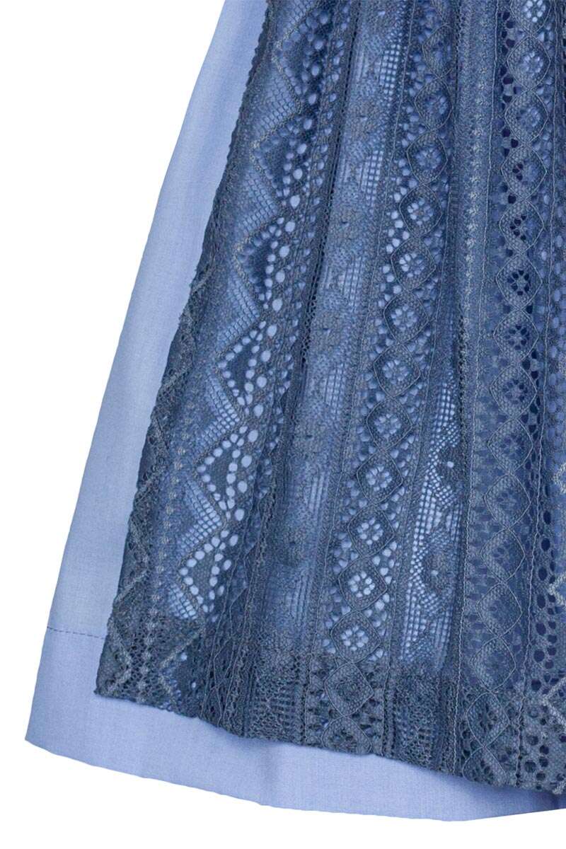 Kinderdirndl mit Bluse hellblau Bild 2