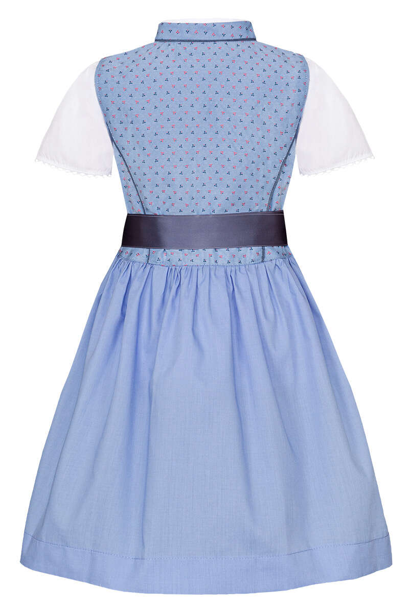 Kinderdirndl mit Bluse hellblau Bild 2