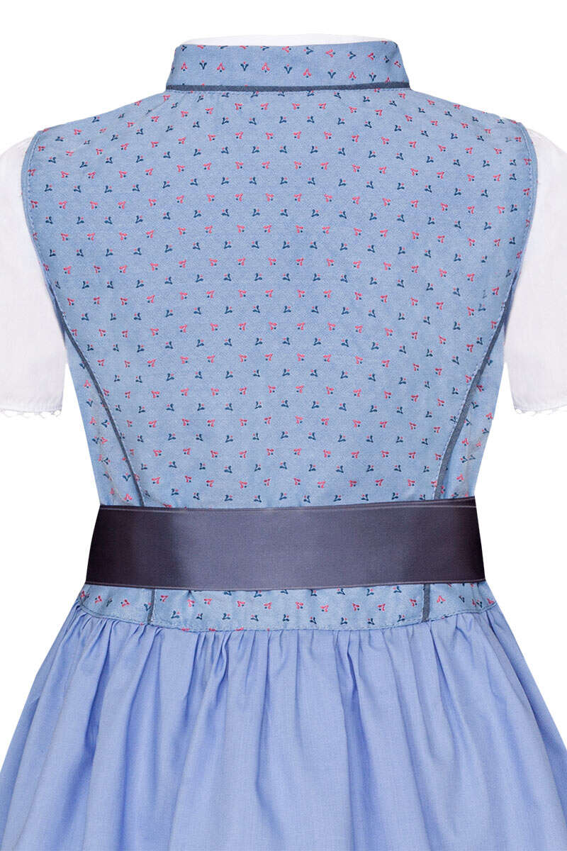 Kinderdirndl mit Bluse hellblau Bild 2