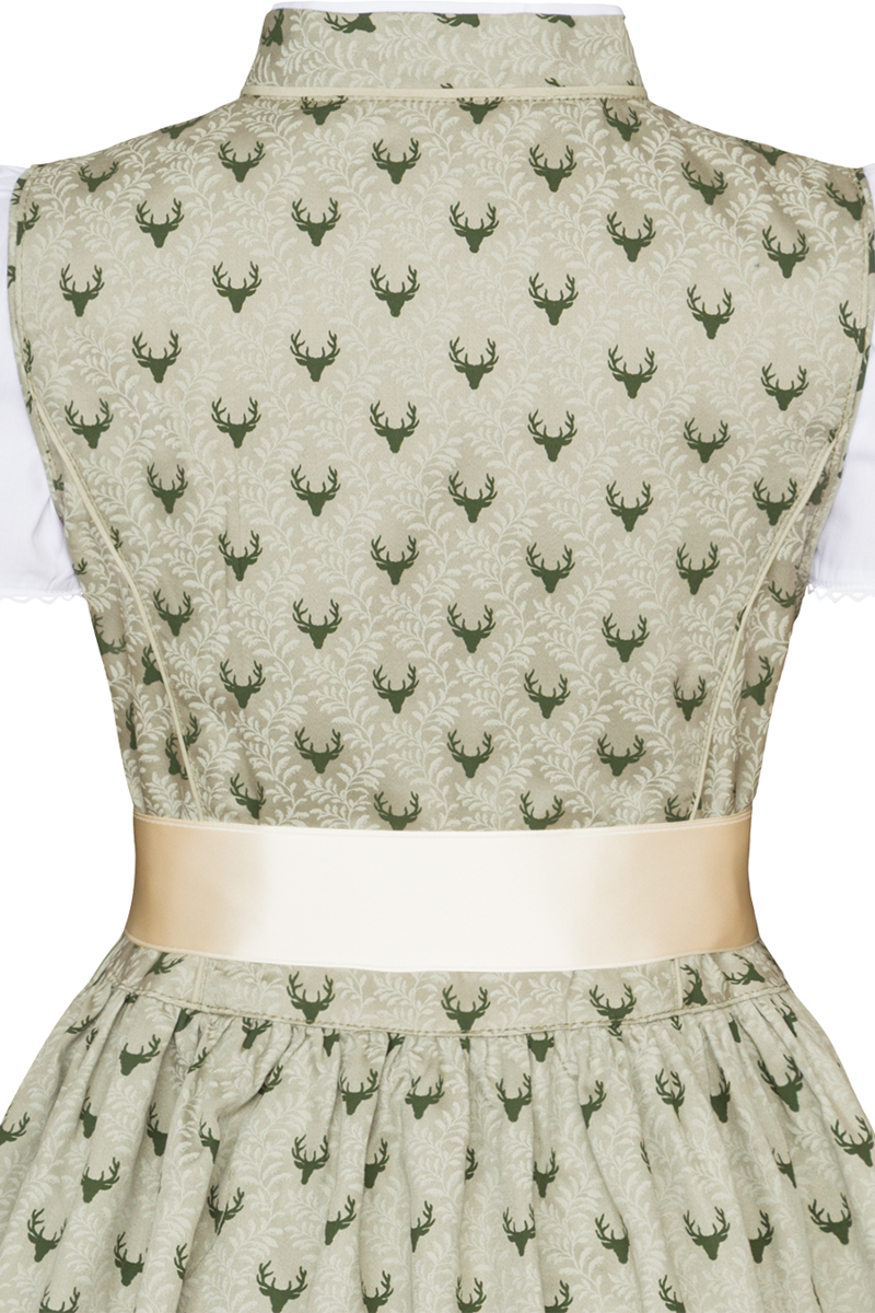 Kinderdirndl mit Bluse und Hirschmuster grn Bild 2