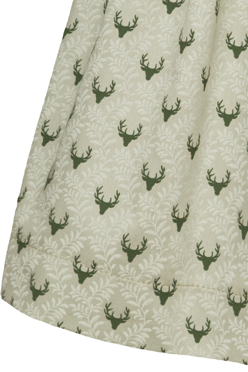 Kinderdirndl mit Bluse und Hirschmuster grn Bild 2
