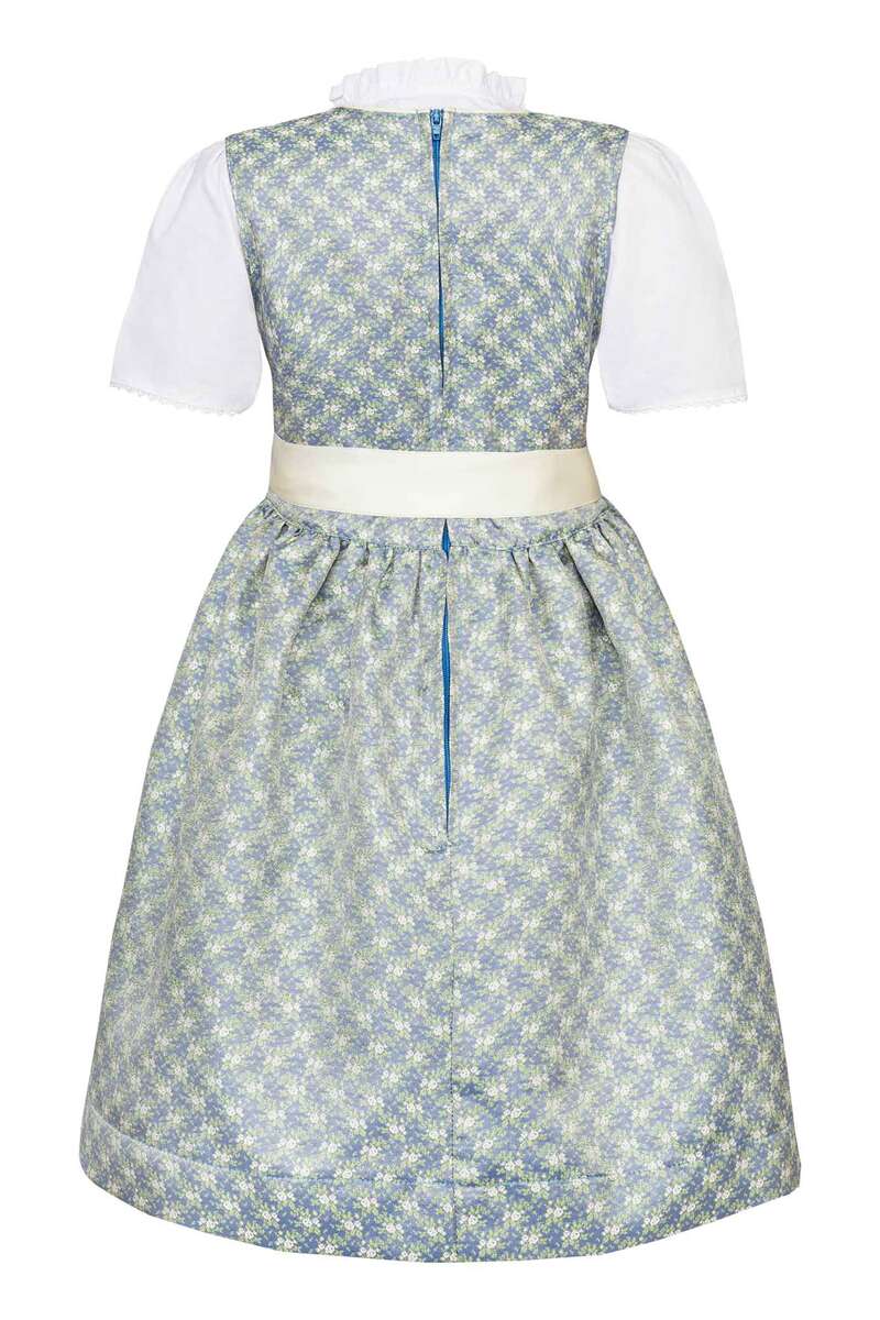 Mdchendirndl mit Bluse blau Bild 2