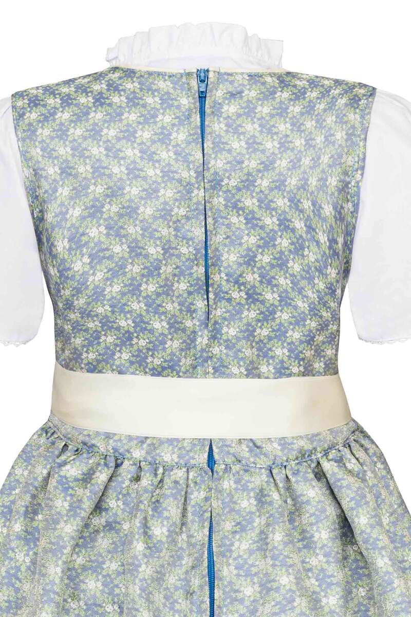 Mdchendirndl mit Bluse blau Bild 2