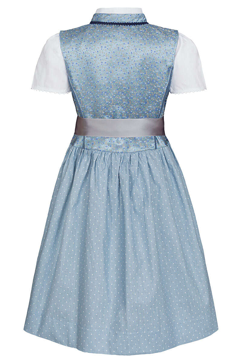 Mdchen Dirndl hellblau Bild 2