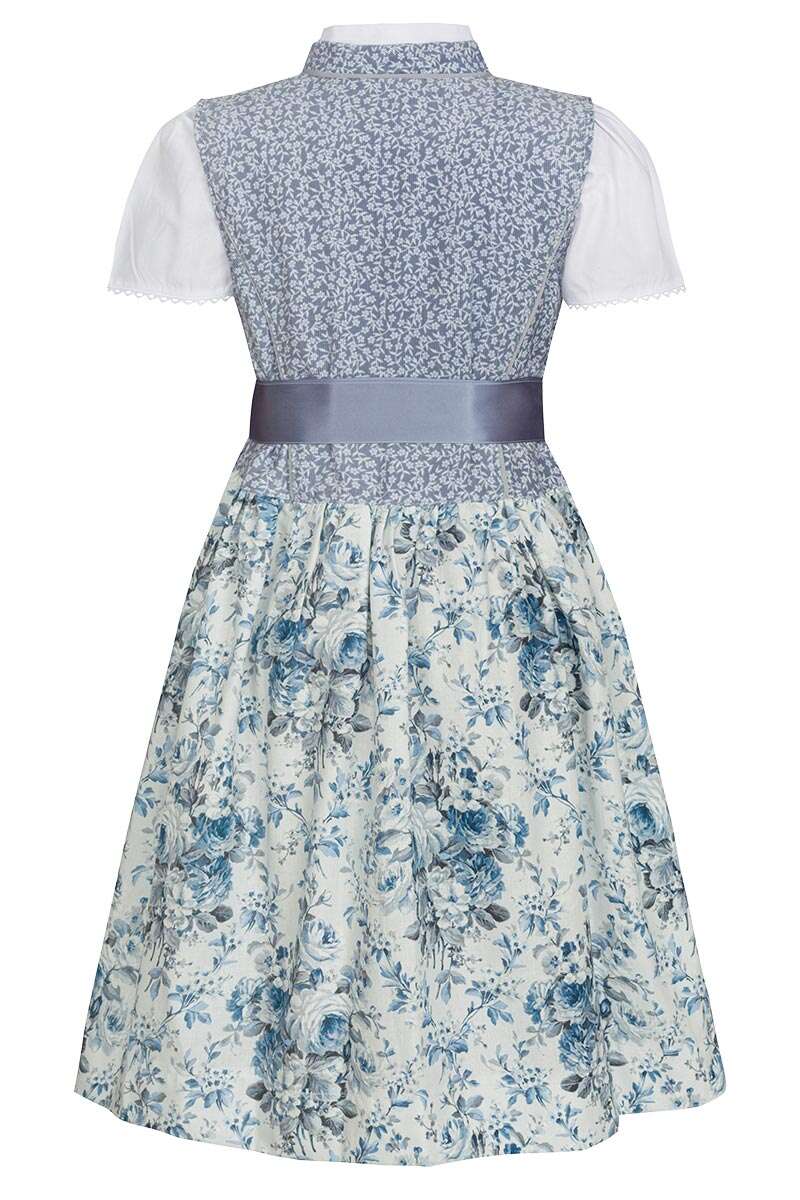 Mdchen Babycord-Dirndl hellblau Bild 2