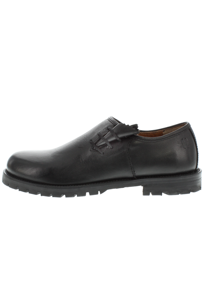 Kinder Haferlschuh mit Profilsohle schwarz Bild 2