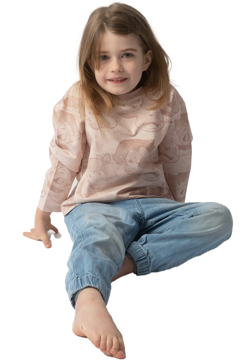 Kinder Hoodie 'Heidi' rosa