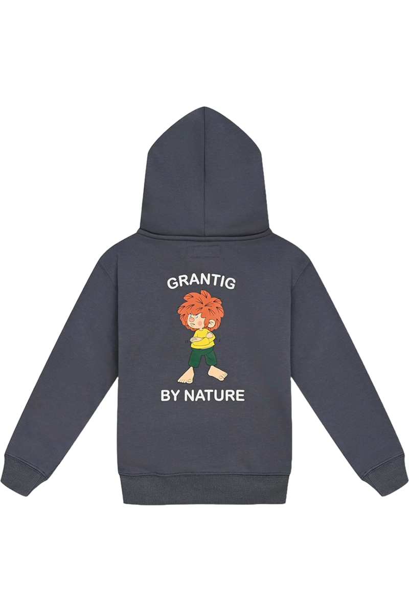 Kinder Hoodie Pumuckl 'Grantig by nature' graublau Bild 2