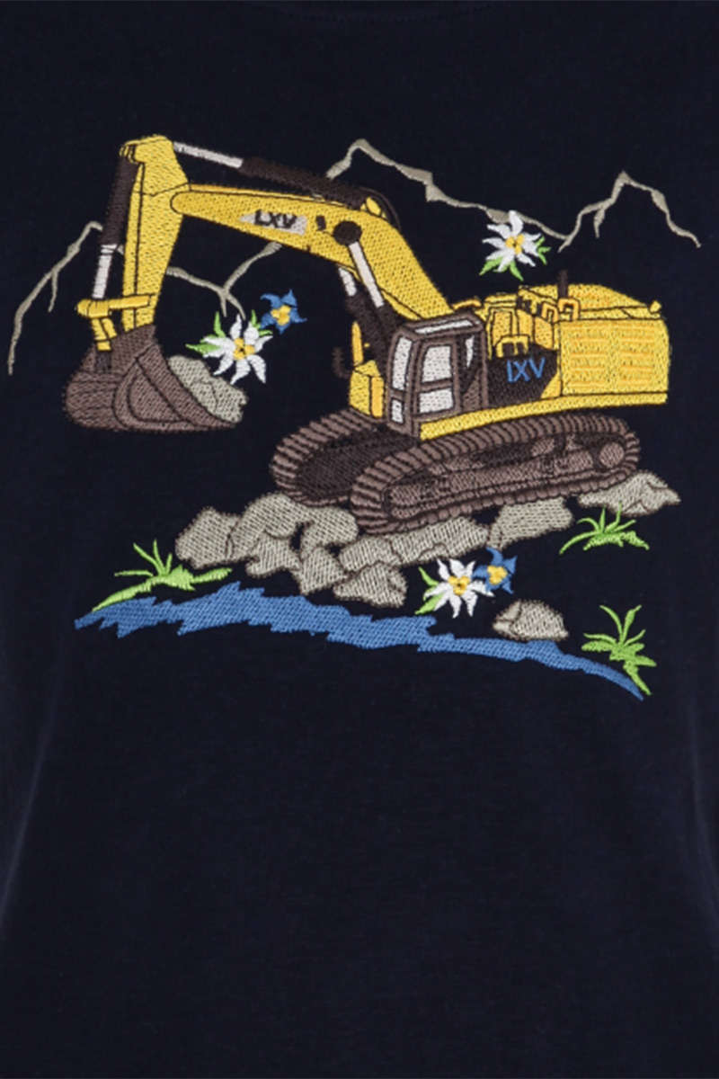 Kinder T-Shirt 'Bagger' marine Bild 2