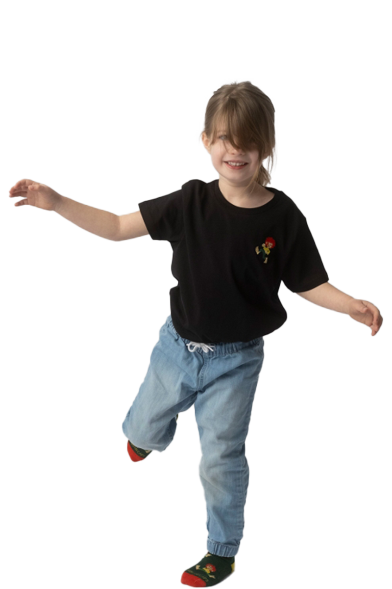 Kinder T-Shirt 'Grantig by nature' schwarz Bild 2