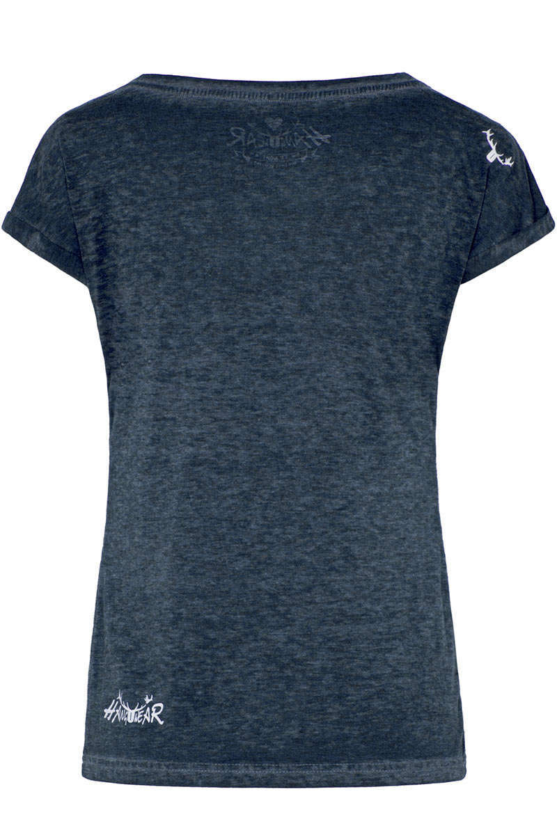 Mädchen T-Shirt 'Glückstreffer' dunkelblau Bild 2