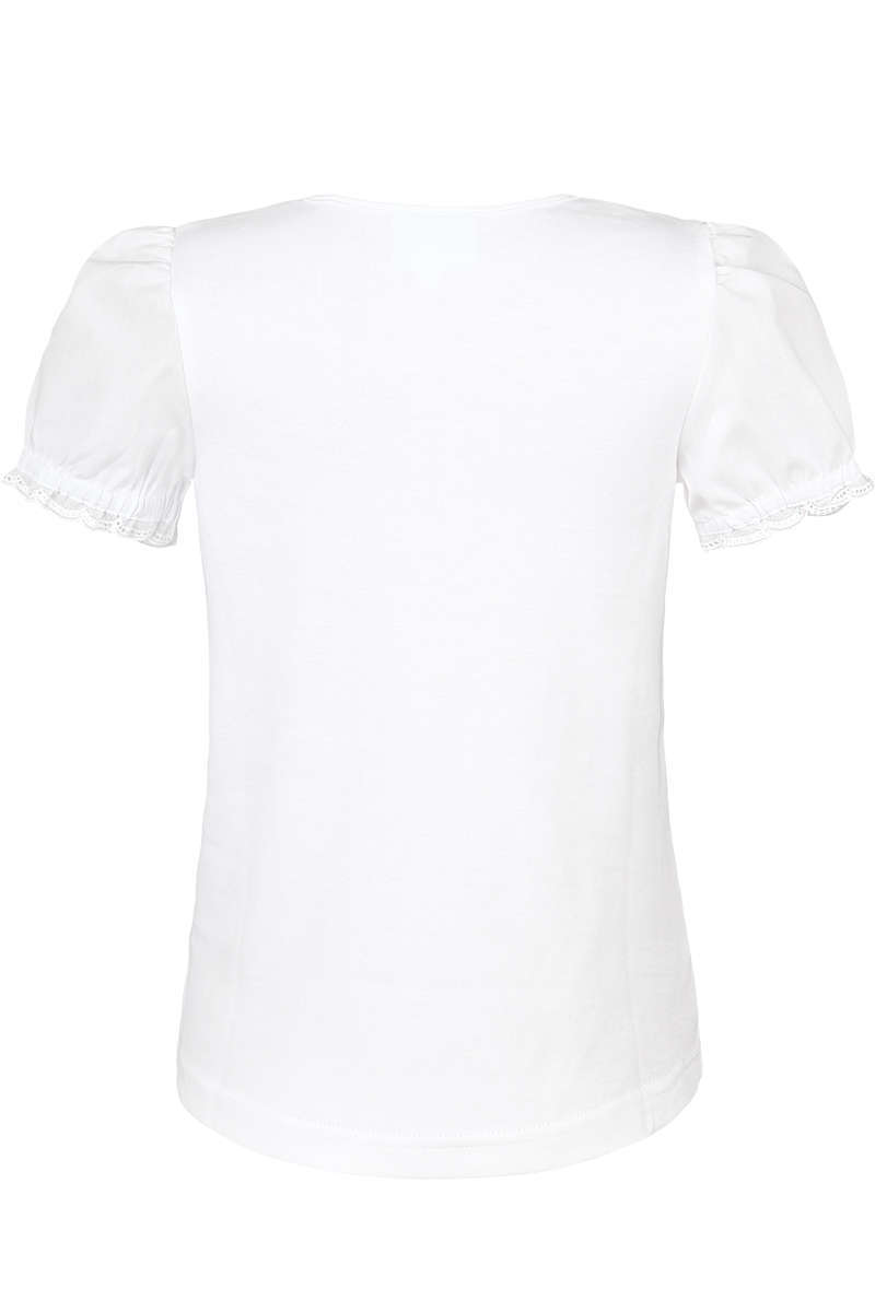 Mädchen Trachten-Shirt weiß Bild 2