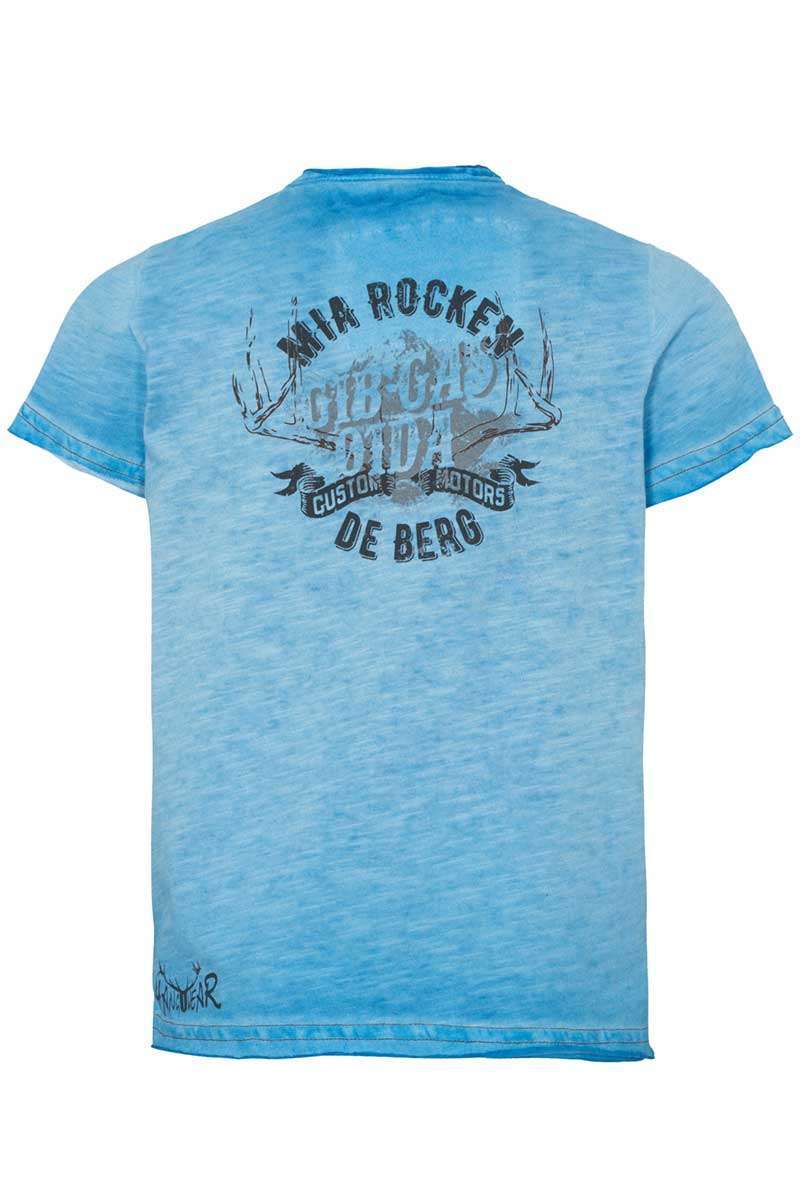 Kinder Trachten T-Shirt blau Bild 2