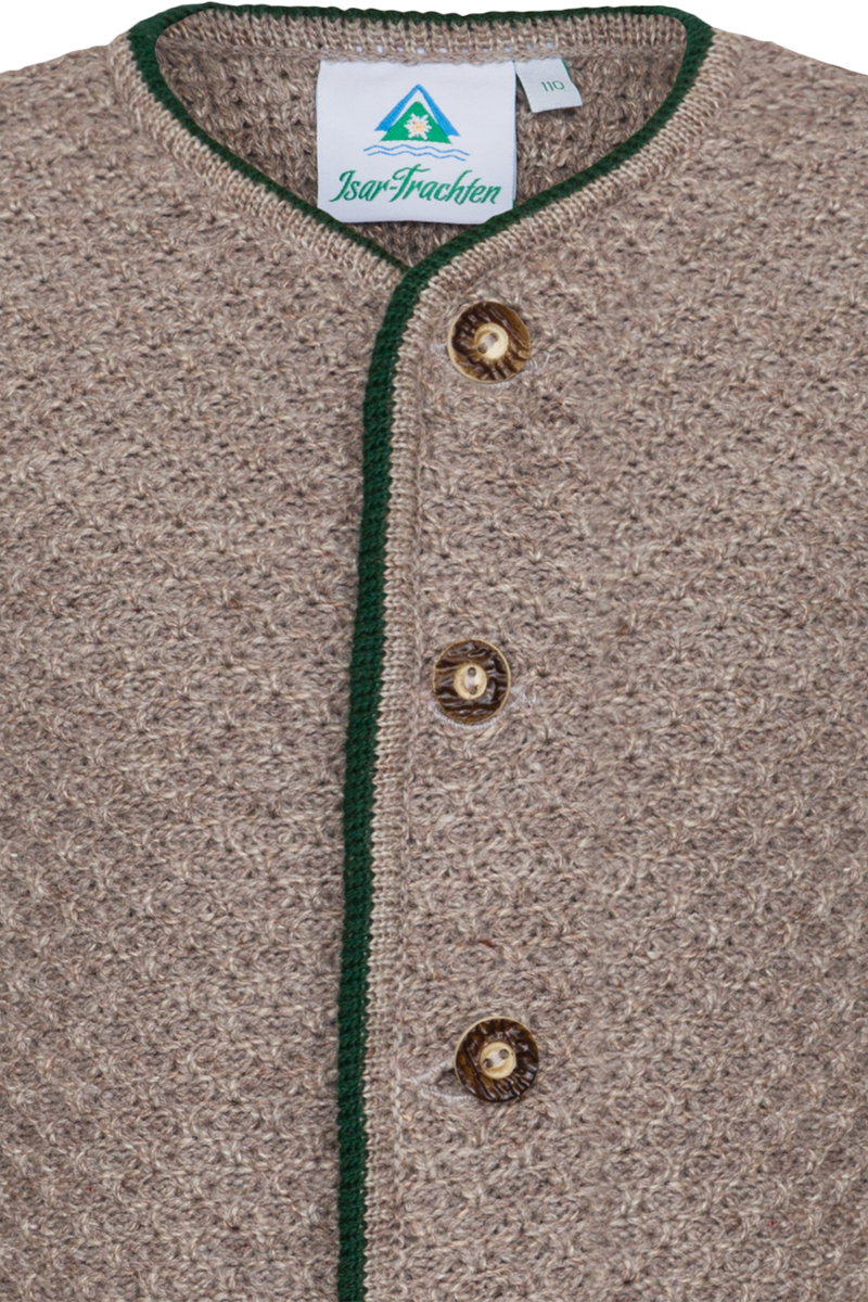 Kinder Strickjacke mit Wollanteil berber Bild 2