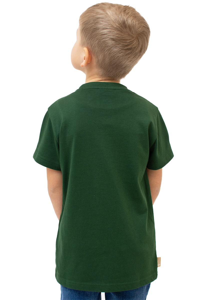 Kinder T-Shirt mit Druck 'Peanuts Blaskapelle' dunkelgrn Bild 2
