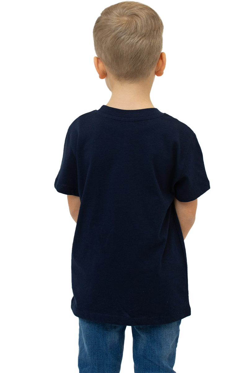 Kinder T-Shirt mit Druck 'Schlmpfe Trachtentandem' dunkelblau Bild 2