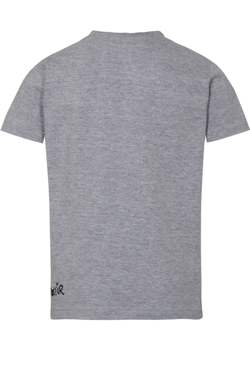 Kinder T-Shirt mit 'Dickschdel' grau Bild 2