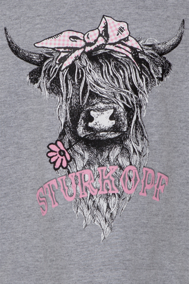 Kinder T-Shirt 'Sturkopf' grau Bild 2