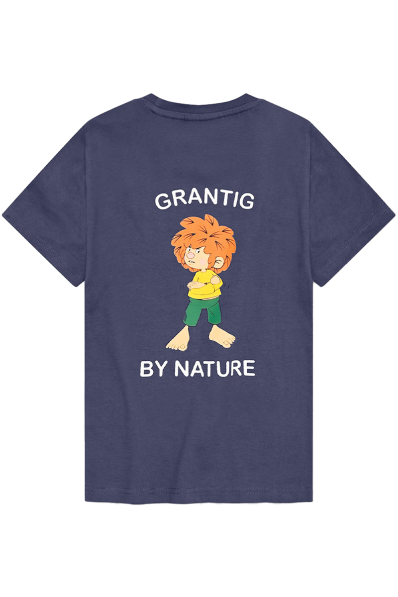 Kinder T-Shirt Pumuckl 'Grantig by nature' graublau Bild 2
