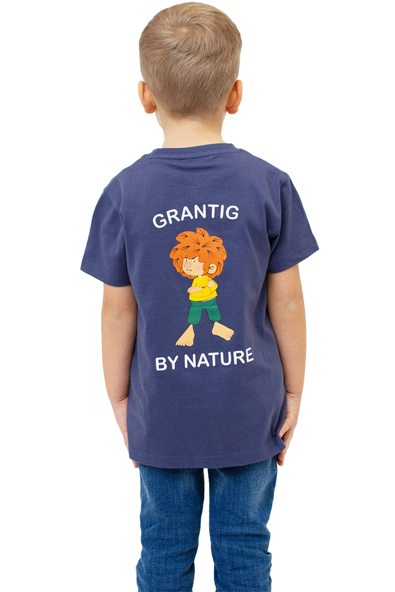 Kinder T-Shirt Pumuckl 'Grantig by nature' graublau Bild 2