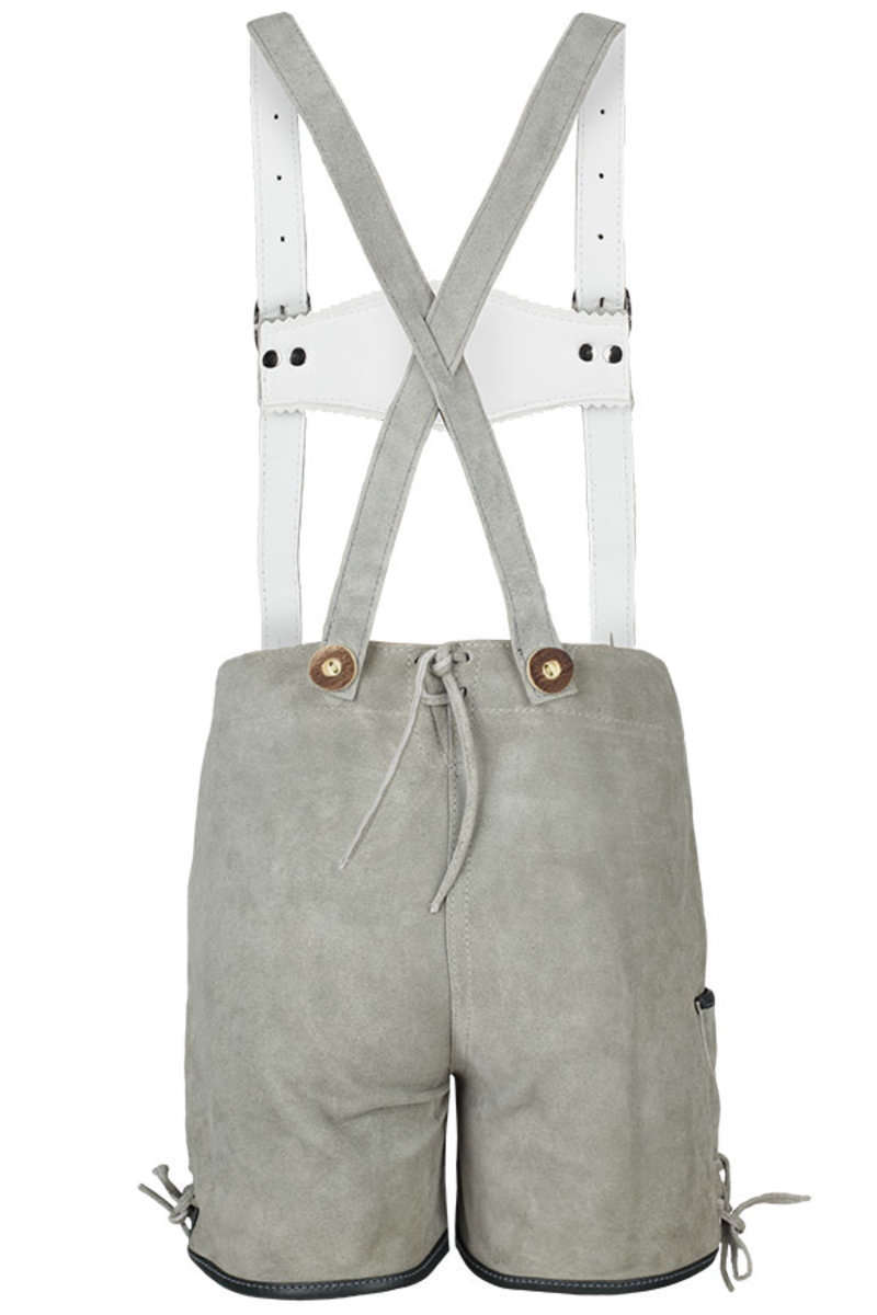 Kinderlederhose grau Bild 2