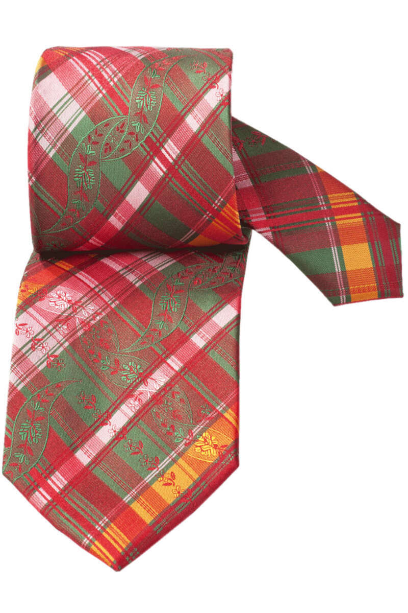 Trachten Krawatte Ornament multicolor/rosa
