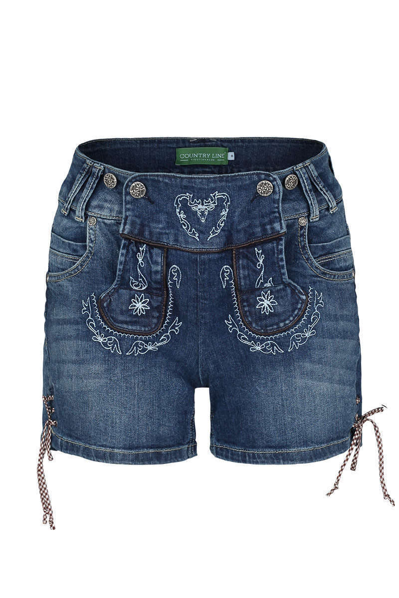 Damen Trachten Jeansshorts Bild 2