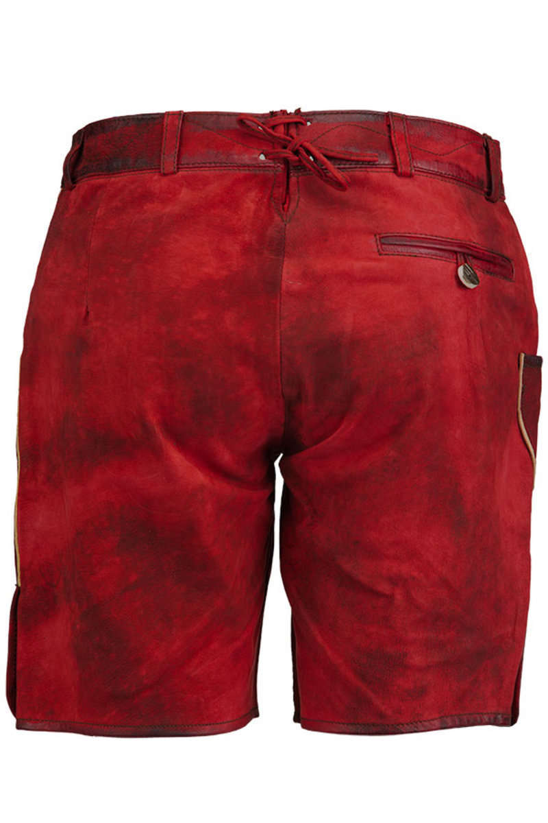 Lederhose rot 'Lina' Bild 2