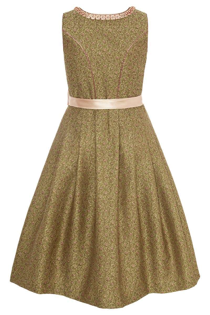 Midi-Dirndl Gold-Rosa Bild 2