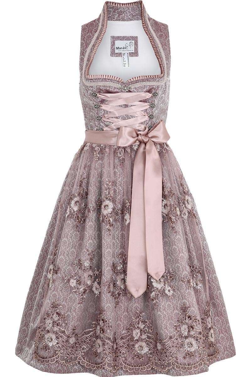 Mididirndl Paillettenschrze lila