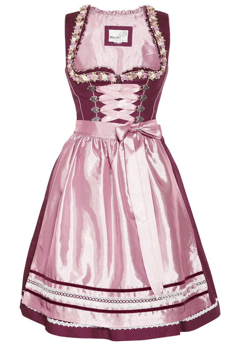 Mini Dirndl beere rosa