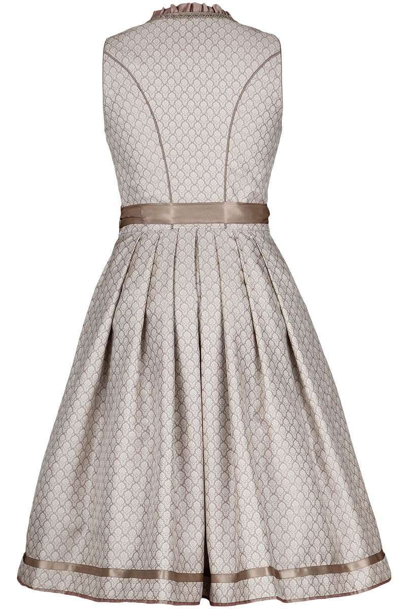 Mini-Dirndl mit Perlenschrze beige ros Bild 2