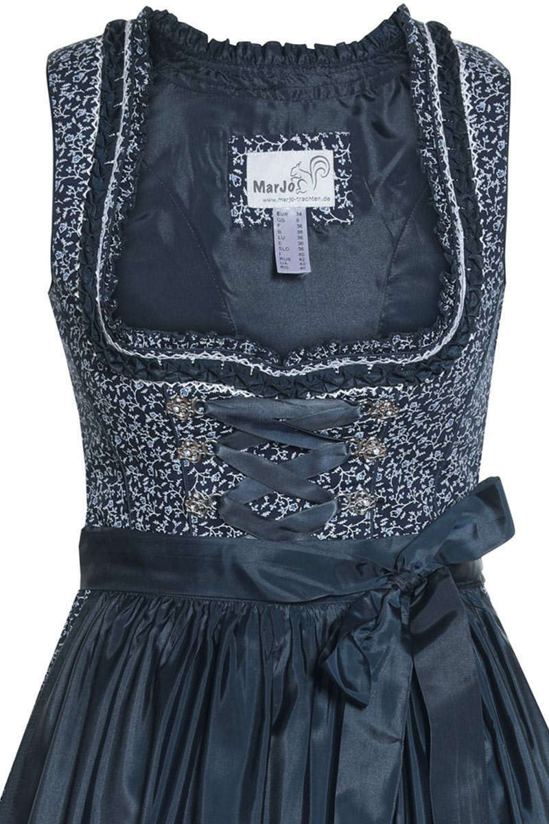 Mini Dirndl blau Bild 2