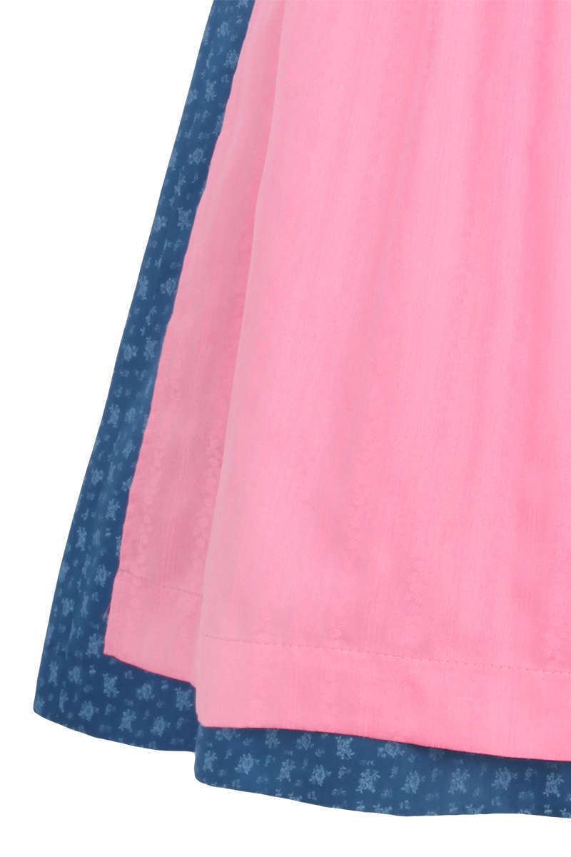 Baumwolldirndl mit Flgelrmeln petrol rosa Bild 2