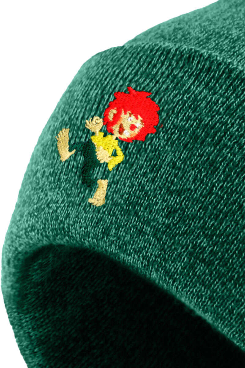 Mtze mit Pumuckl-Stickerei dunkelgrn Bild 2